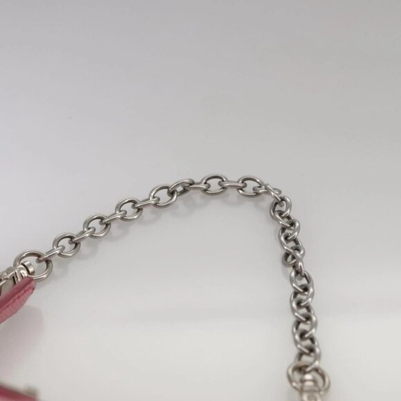 PRADA Shoulder Bag Nylon 2way Pink Silver Auth 111069 - Picture 9 of 16